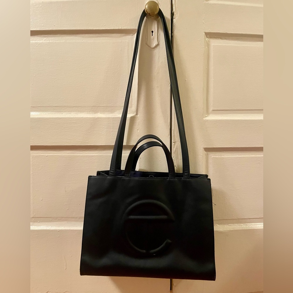 TELFAR Medium Shopper- Navy Blue